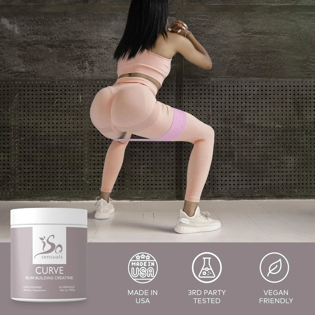 IsoSensuals Curve Bum Building Creatine - Micronized 200 Mesh for Smooth Muscle - TrustMedUSA
