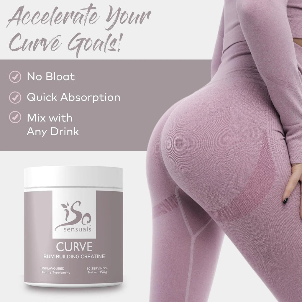 IsoSensuals Curve Bum Building Creatine - Micronized 200 Mesh for Smooth Muscle - TrustMedUSA
