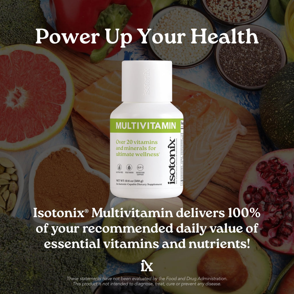 Isotonix Multivitamin Powder Without Iron – Methylated B Vitamins, Antioxidant & Mineral Support – Fast-Mix Isotonic Delivery – Vegetarian, Gluten-Free, Non-GMO – Natural Fruit Flavor – 90 Servings - TrustMedUSA