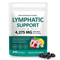 ISUNRISE Lymphatic Drainage Supplements 4275mg 21-in-1 Herbal Blend with Echinacea, Dandelion & Burdock Root, Promotes Healthy Circulation & Immune System Support, 240 Softgels - Maple Wellness Supplements