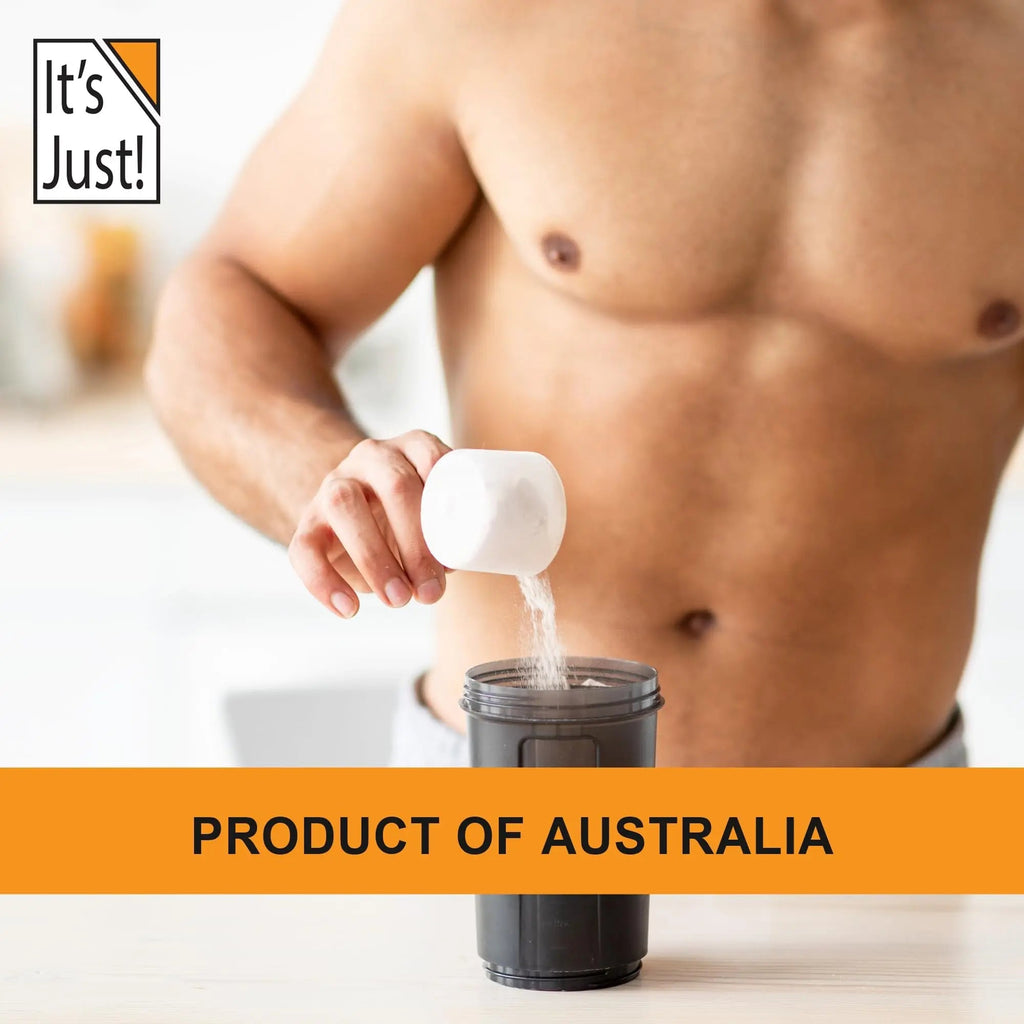It's Just! - 100% Whey Protein Concentrate, Made in USA, Premium WPC-80, No Added - TrustMedUSA