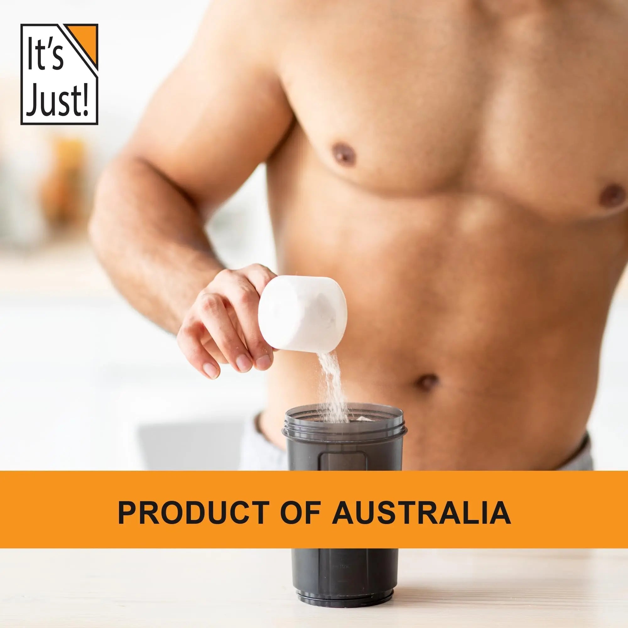 It's Just! - 100% Whey Protein Concentrate, Made in USA, Premium WPC-80, No Added - TrustMedUSA