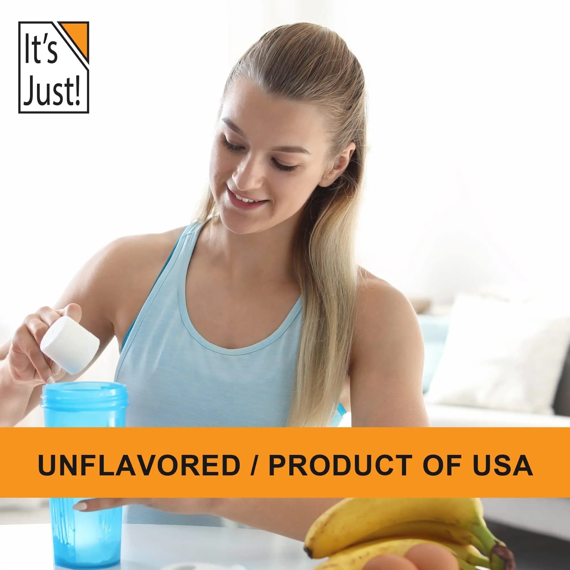 It's Just! - 100% Whey Protein Concentrate, Made in USA, Premium WPC-80, No Added - TrustMedUSA