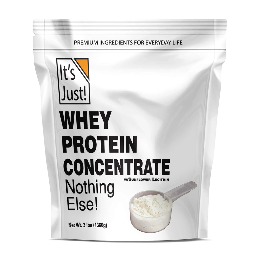 It's Just! - 100% Whey Protein Concentrate, Made in USA, Premium WPC-80, No Added - TrustMedUSA