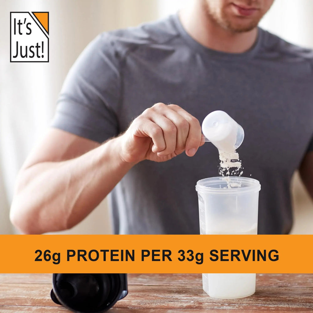 It's Just! - 100% Whey Protein Concentrate, Made in USA, Premium WPC-80, No Added - TrustMedUSA