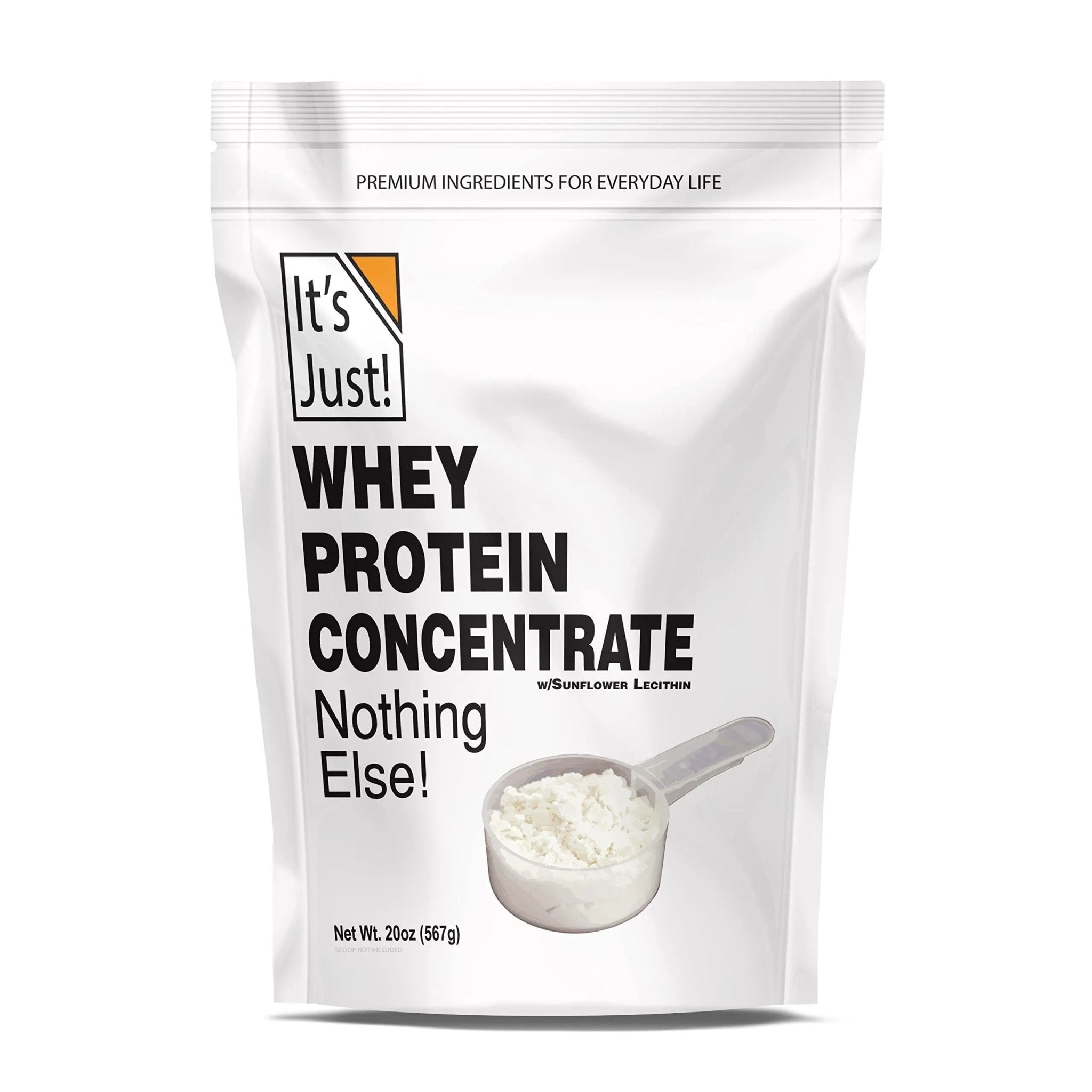 It's Just! - 100% Whey Protein Concentrate, Made in USA, Premium WPC-80, No Added - TrustMedUSA