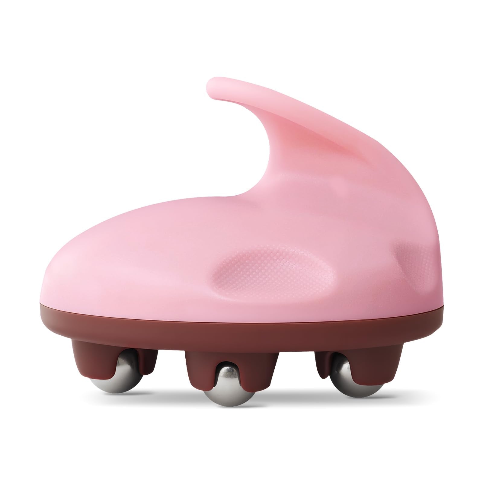 iunxkmi Lymphatic Massage Roller for Cellulite Remover Body Sculpting - Handheld Cellulite Massage Tool for Body Bloat Blood Circulation Lymphatic Drainage Pink - Maple Wellness Supplements