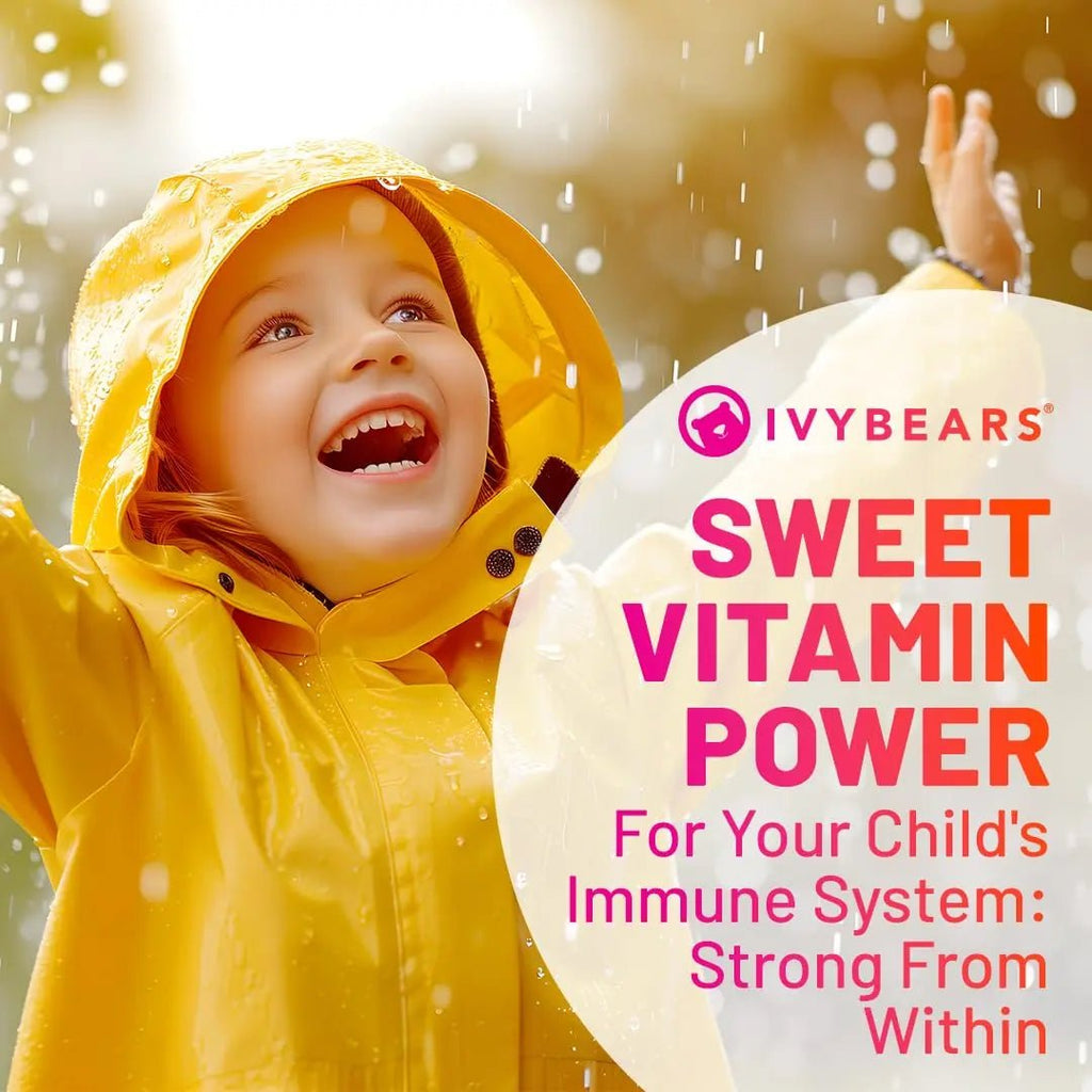 IvyBears® Superpower Kids - Multivitamin Gummies for Immune Support - Strengthen Children's Immune Systems with Vitamins C, D2, B6, A - TrustMedUSA