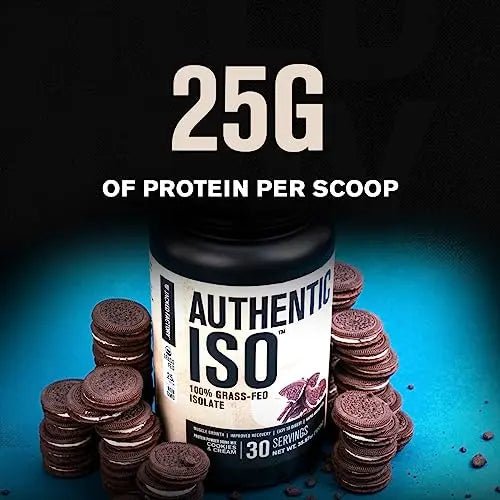 Jacked Factory Authentic ISO Grass Fed Whey Protein Isolate Powder - Low Carb - TrustMedUSA