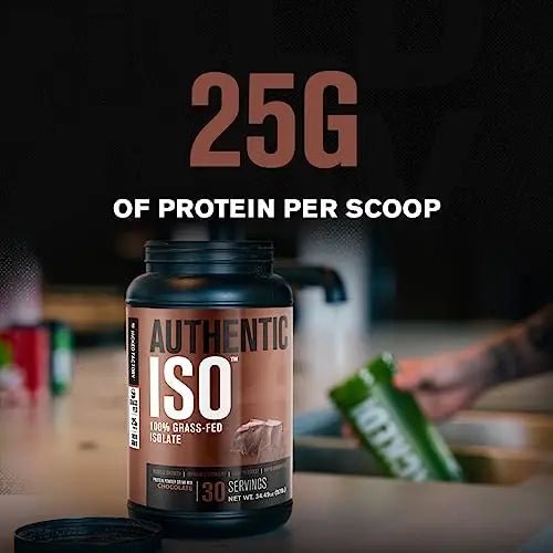 Jacked Factory Authentic ISO Grass Fed Whey Protein Isolate Powder - Low Carb - TrustMedUSA