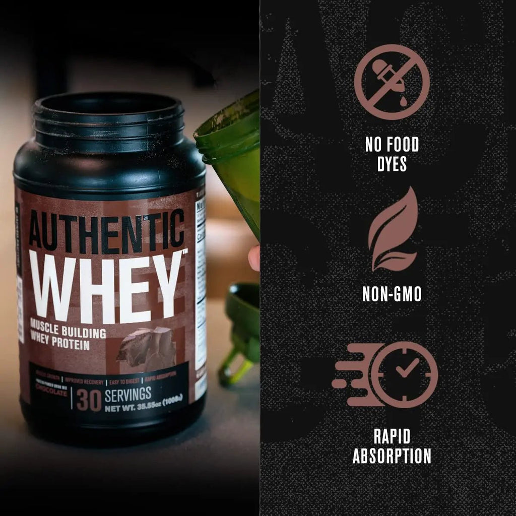 Jacked Factory Authentic Whey Muscle Building Whey Protein Powder - Low Carb - TrustMedUSA