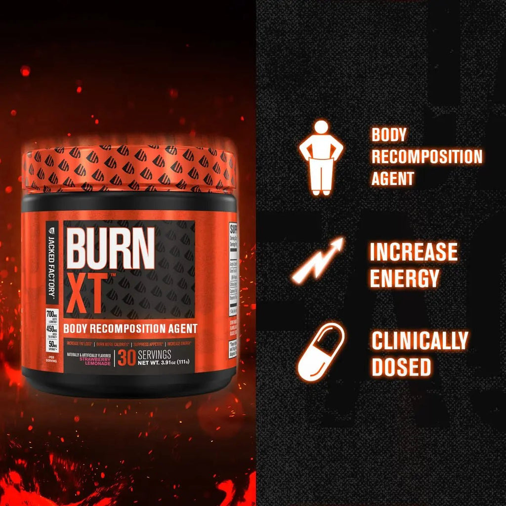 Jacked Factory Burn-XT Powder for Men & Women - Improve Focus & Increase Energy - TrustMedUSA