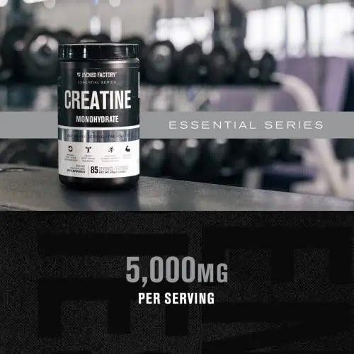Jacked Factory Creatine Monohydrate Powder 425g - Creatine Supplement for Muscle - TrustMedUSA