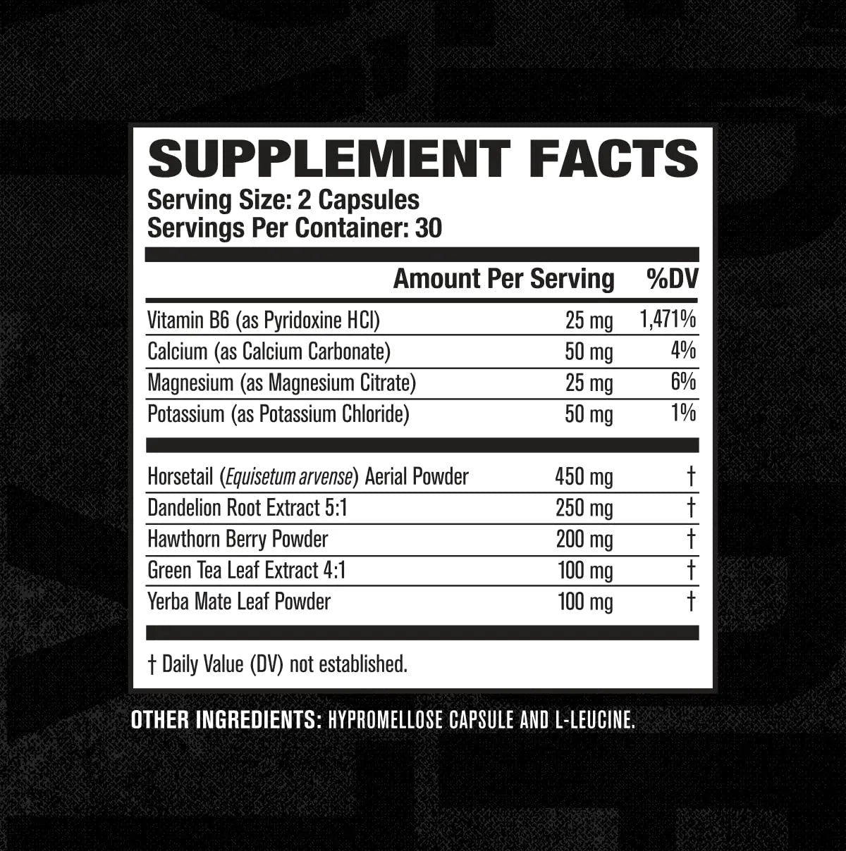 Jacked Factory Dry-XT Water Weight Loss Diuretic Pills - Natural Supplement - TrustMedUSA