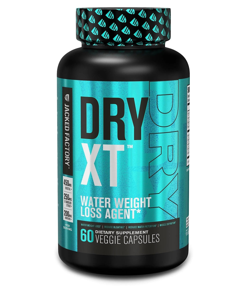 Jacked Factory Dry-XT Water Weight Loss Diuretic Pills - Natural Supplement - TrustMedUSA