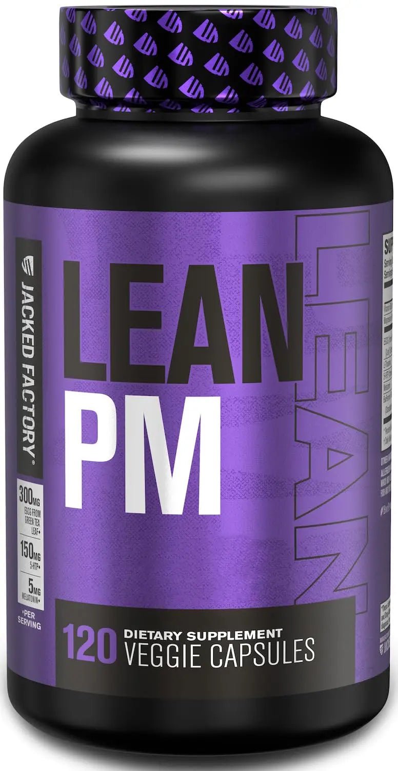 Jacked Factory Lean PM Night Time Body Support and Sleep Aid Supplement - Sleep Sup - TrustMedUSA