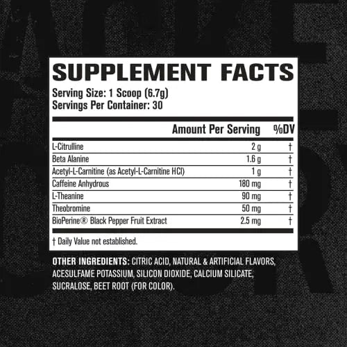 Jacked Factory NITROSURGE Shred Pre Workout Supplement - Energy Booster, Instant - TrustMedUSA