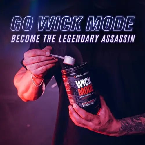 Jacked Factory X John Wick - Wick Mode Pre Workout Powder - Intense Energy, Battle-Rea - TrustMedUSA