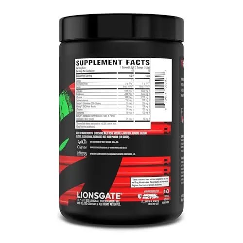 Jacked Factory X John Wick - Wick Mode Pre Workout Powder - Intense Energy, Battle-Rea - TrustMedUSA