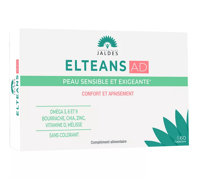 Jaldes Elteans Ad Sensitive and Demanding Skin 60 Capsules - TrustMedUSA