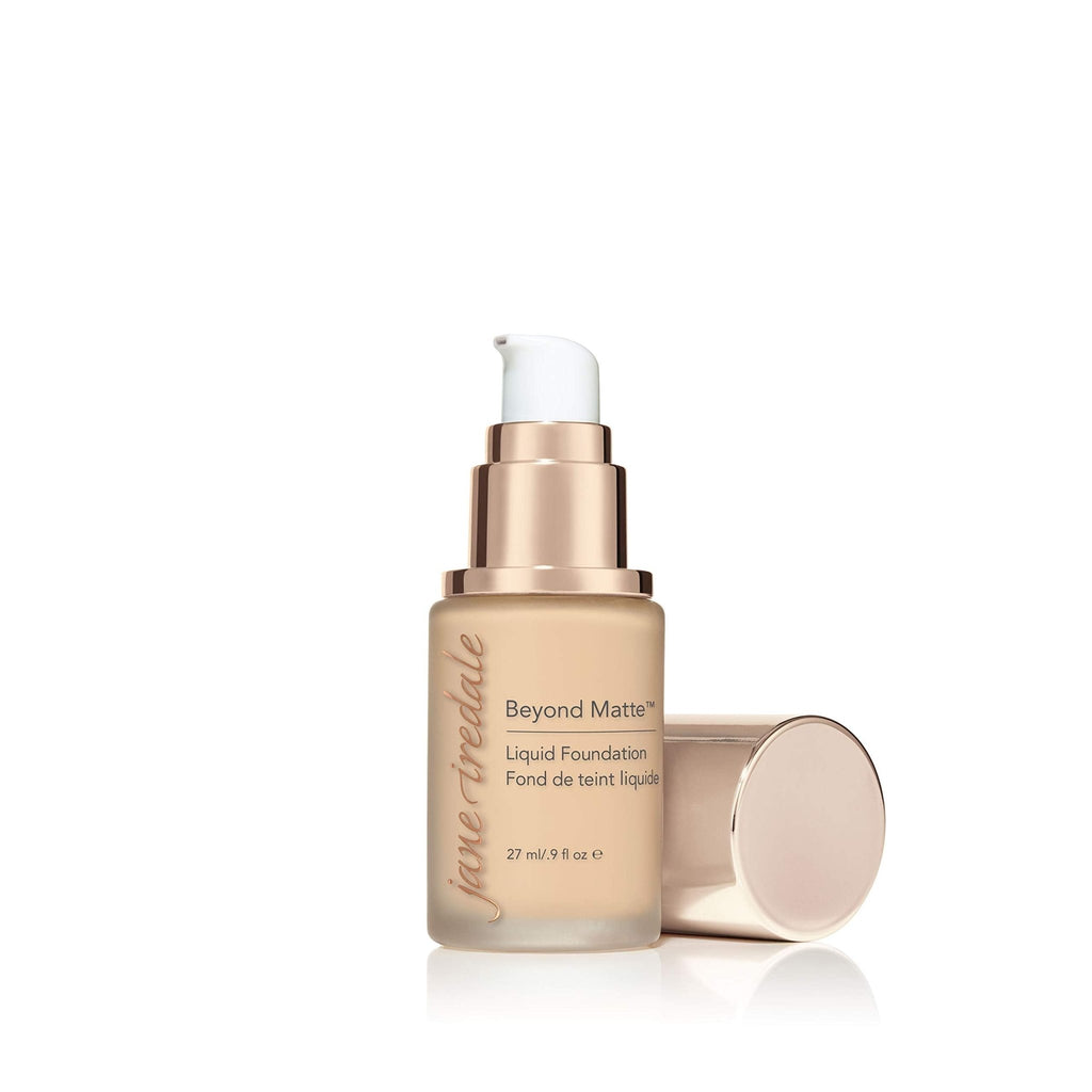 jane iredale Beyond Matte 3-in-1 Liquid Foundation, Long-wear, Buildable Coverage, Vegan, Clean, Cruelty Free, Semi Matte Finish, M6 - TrustMedUSA