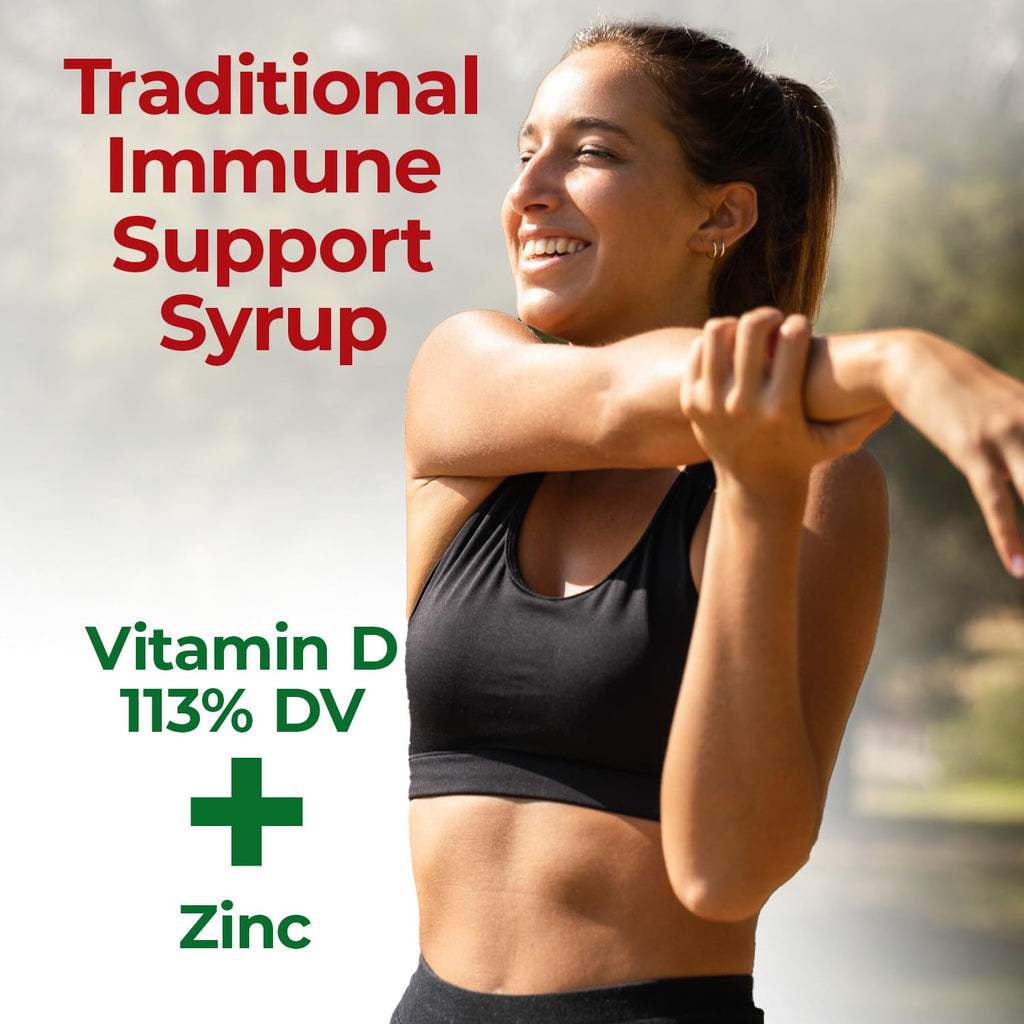 Jarabe Berro y Cebolla Immune Support Syrup with Vitamin D, Zinc & Natural Herbal Extracts – Eucalyptus, Honey, Onion, Garlic & More – Teens & Adult Wellness Formula – 8 Fl Oz Each | 2-Pack - TrustMedUSA