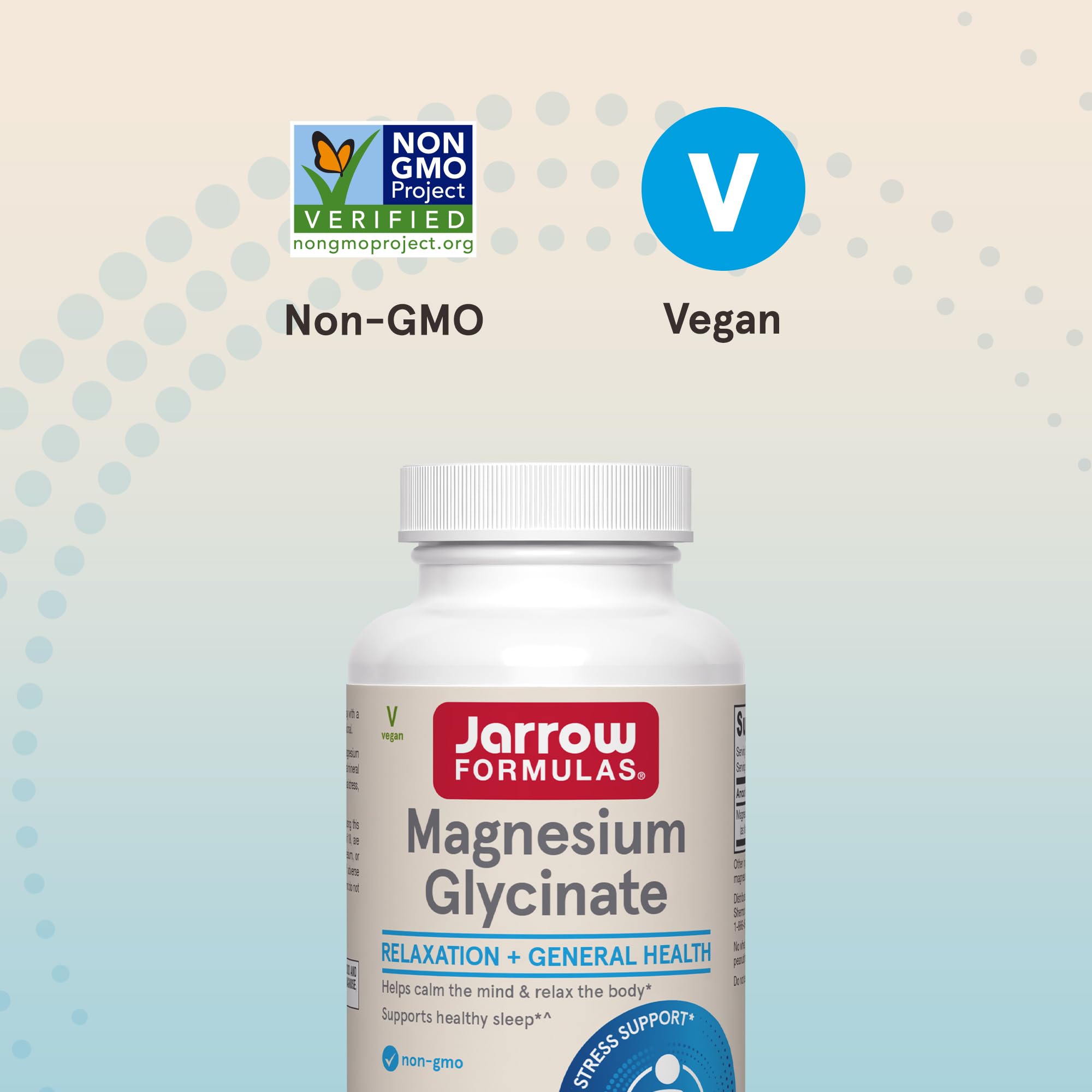 Jarrow Formulas Magnesium Glycinate Veggie Capsules - 360 mg Magnesium per Serving, Supports Relaxation and Healthy Sleep, 90 Count, 30 Day Supply - TrustMedUSA