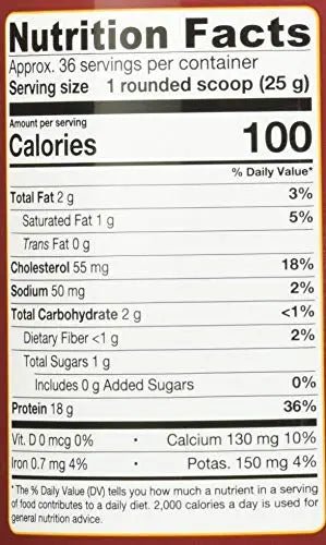 Jarrow Formulas Whey Protein With 18 g of Protein, 3.8 g of BCAAs, & Glutamine, Dietary - TrustMedUSA