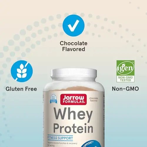 Jarrow Formulas Whey Protein With 18 g of Protein, 3.8 g of BCAAs, & Glutamine, Dietary - TrustMedUSA