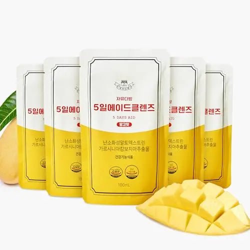 JAYU FreedomCafe 5 Day Detox Cleanse Ade Mango Flavor - 5 Pack (16.90oz) - Supports - TrustMedUSA
