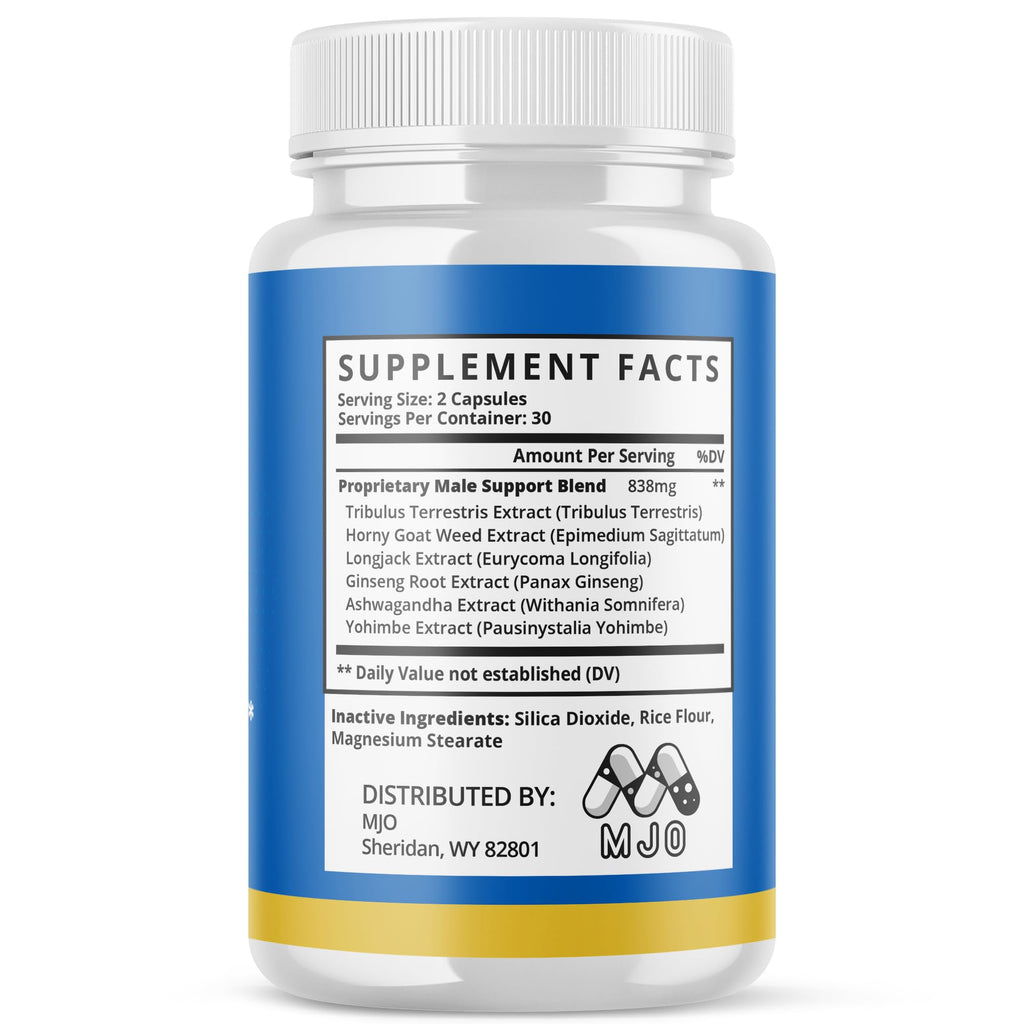 Jertaris Capsules, Official Jertaris Support Pills for men with All Natural Ingredients, Advanced Formula for Optimal Health & Wellness Support with Premium Vitamins for Active Lifestyle (60 Capsules) - TrustMedUSA