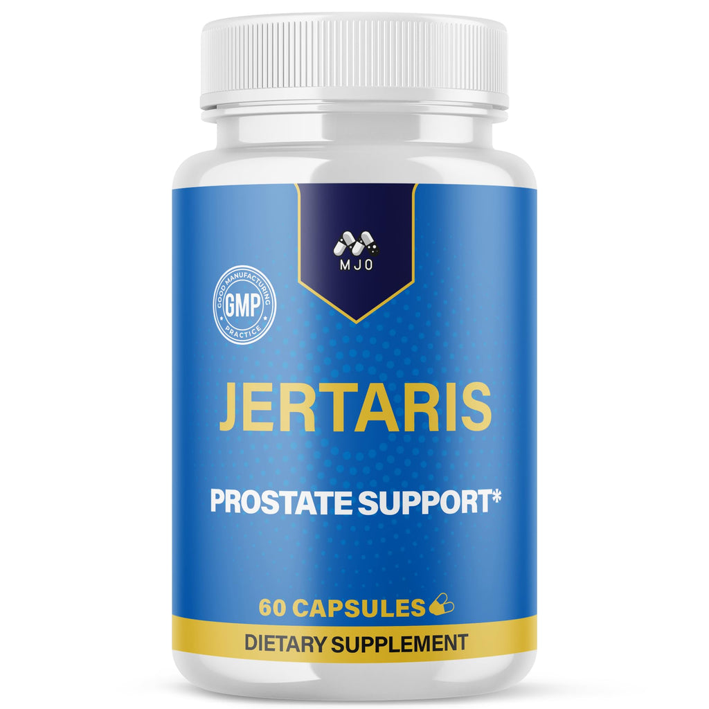 Jertaris Capsules, Official Jertaris Support Pills for men with All Natural Ingredients, Advanced Formula for Optimal Health & Wellness Support with Premium Vitamins for Active Lifestyle (60 Capsules) - TrustMedUSA