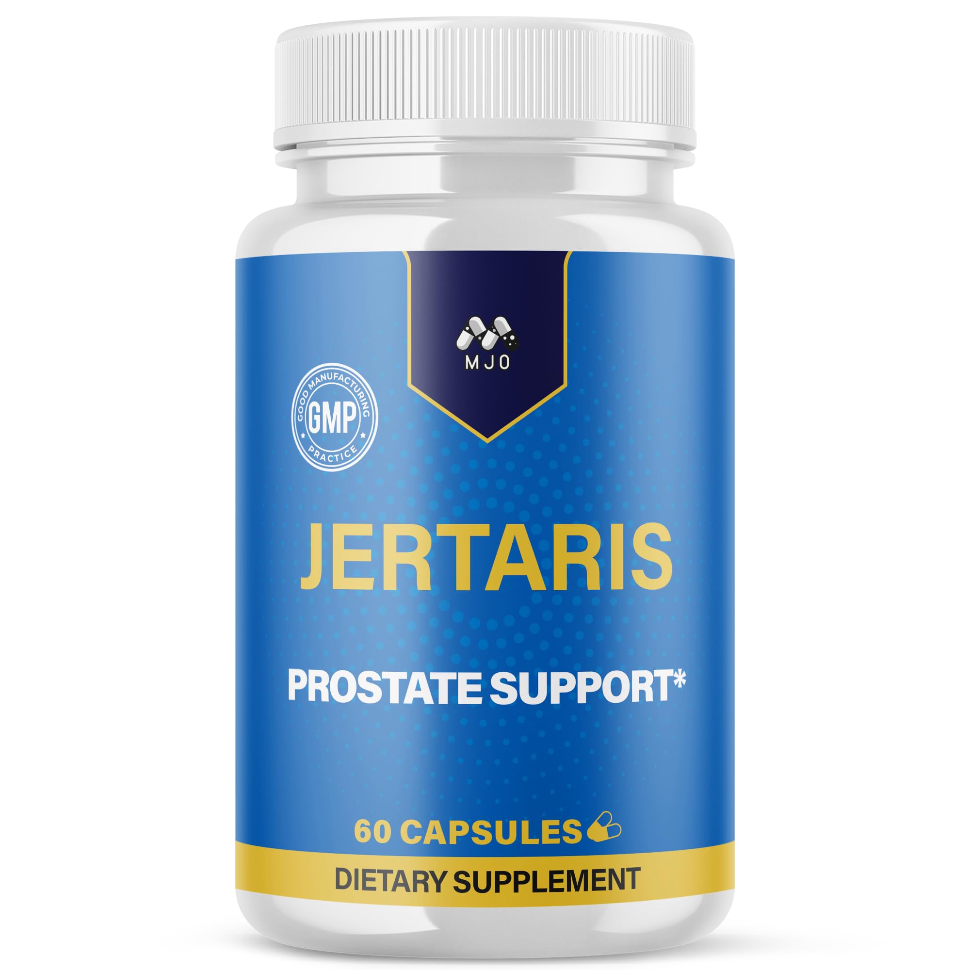 Jertaris Capsules, Official Jertaris Support Pills for men with All Natural Ingredients, Advanced Formula for Optimal Health & Wellness Support with Premium Vitamins for Active Lifestyle (60 Capsules) - TrustMedUSA