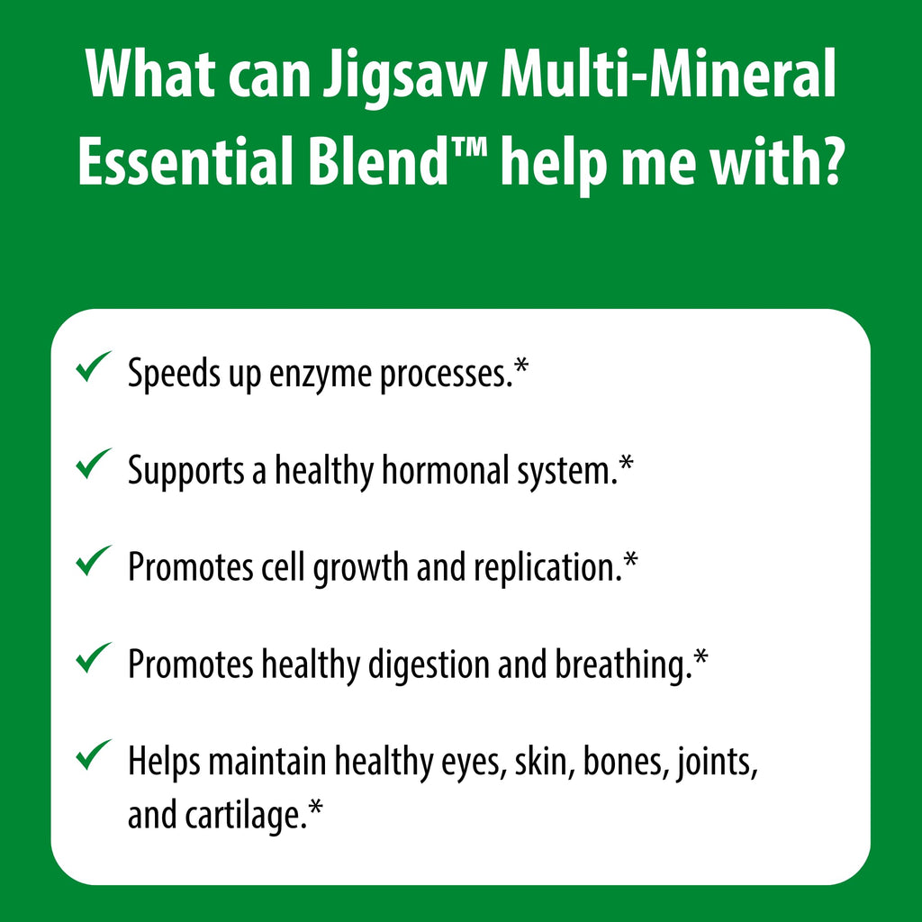 Jigsaw Health Multi-Mineral Essential Blend | 90 Capsules | 90 Servings - TrustMedUSA