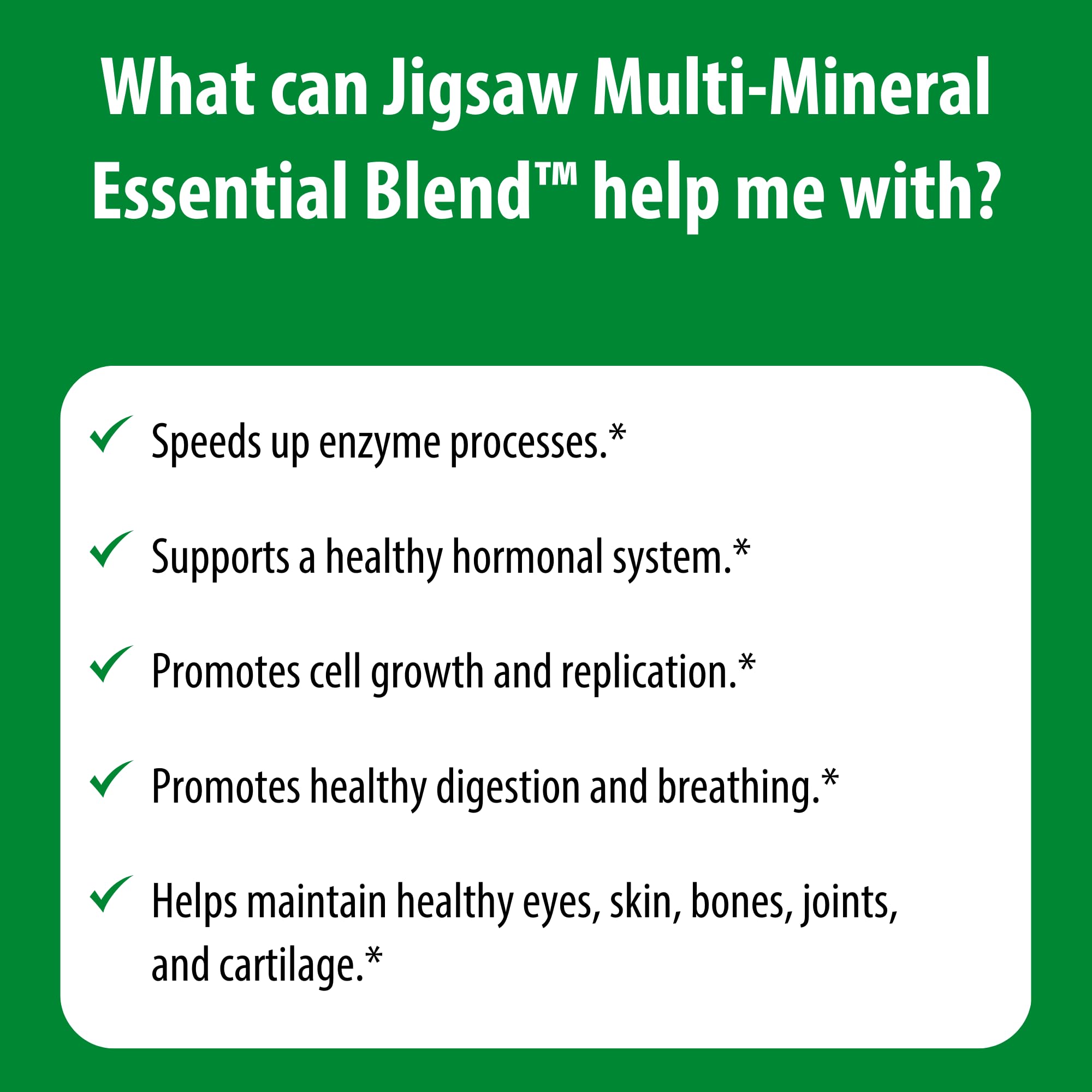 Jigsaw Health Multi-Mineral Essential Blend | 90 Capsules | 90 Servings - TrustMedUSA