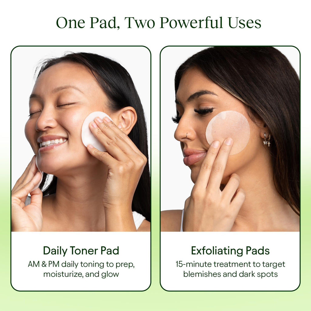JiYu Toning Polish Pads - Korean Skincare for Dark Spots, Wrinkles & Dull Skin - Hydrating Facial - TrustMedUSA