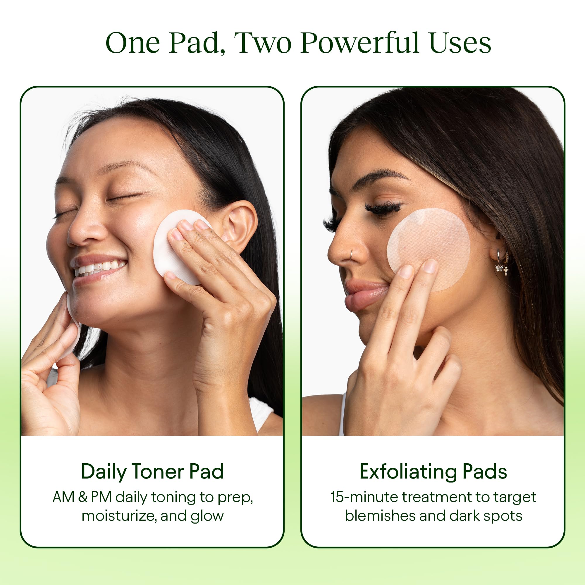 JiYu Toning Polish Pads - Korean Skincare for Dark Spots, Wrinkles & Dull Skin - Hydrating Facial - TrustMedUSA