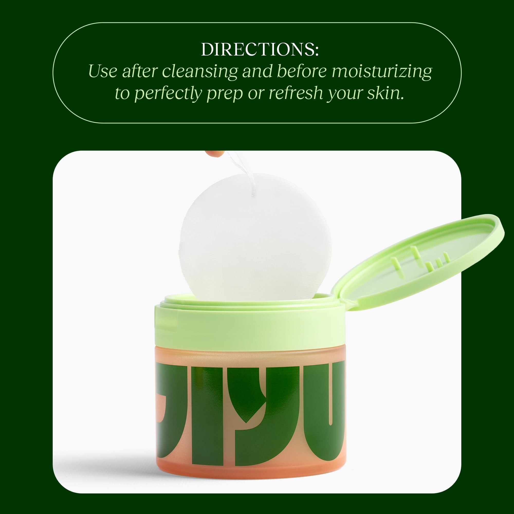 JiYu Toning Polish Pads - Korean Skincare for Dark Spots, Wrinkles & Dull Skin - Hydrating Facial - TrustMedUSA