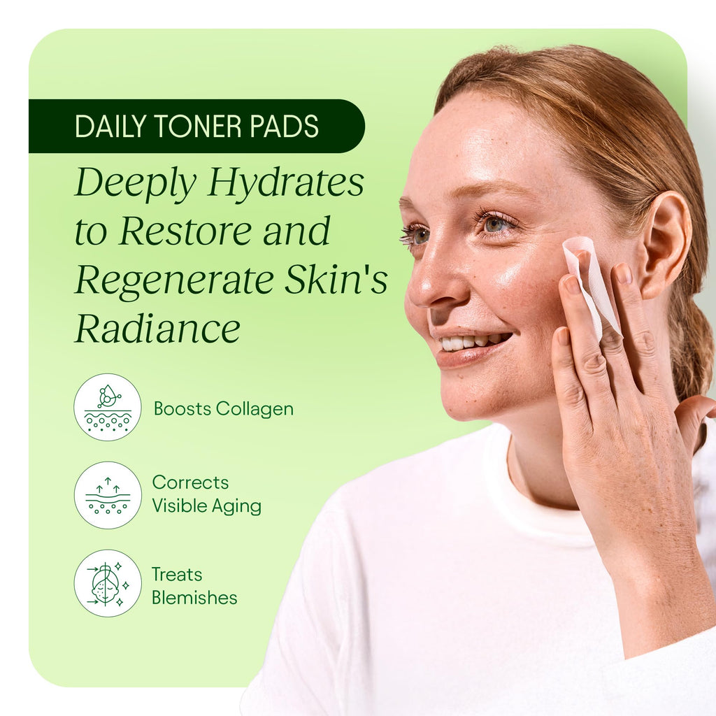 JiYu Toning Polish Pads - Korean Skincare for Dark Spots, Wrinkles & Dull Skin - Hydrating Facial - TrustMedUSA