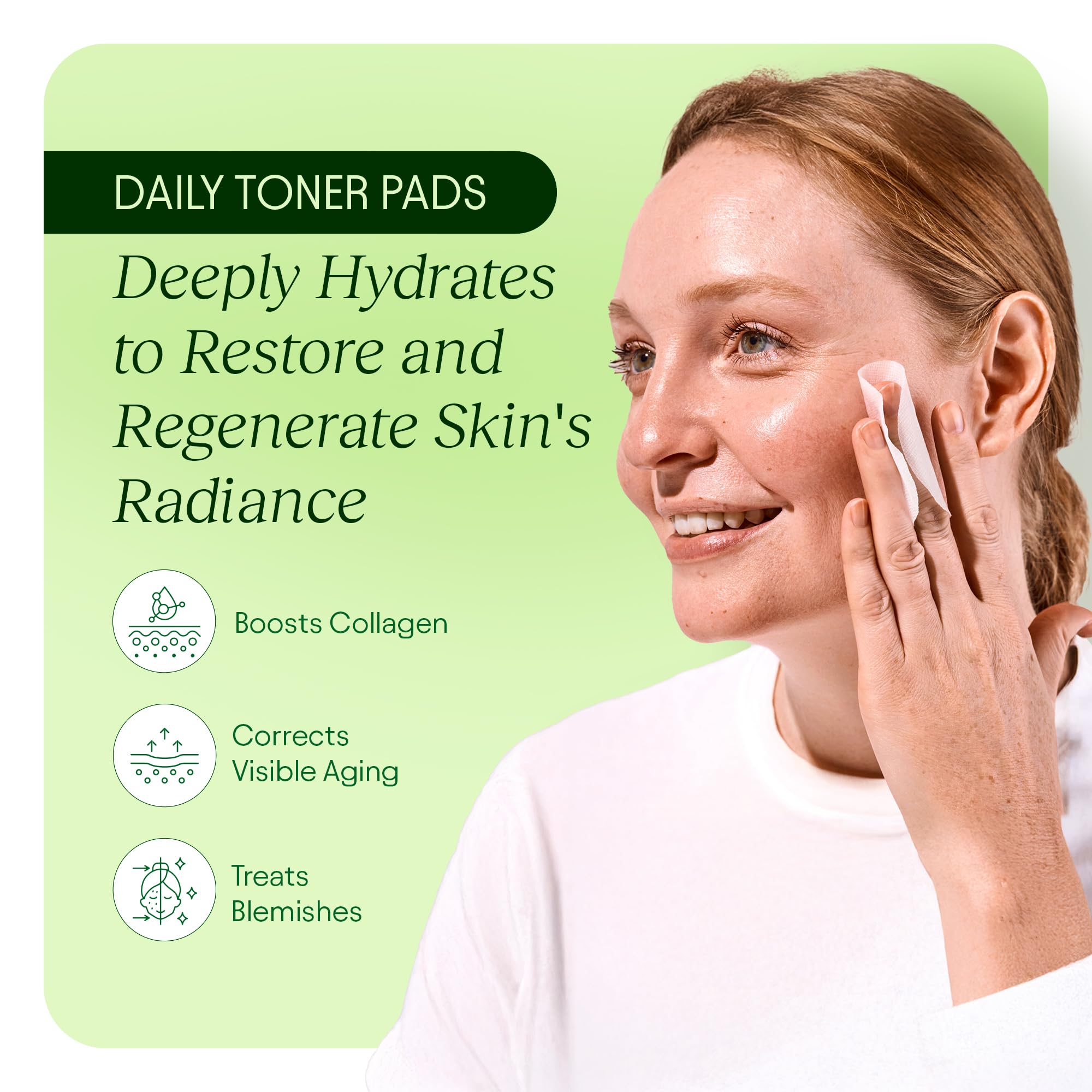 JiYu Toning Polish Pads - Korean Skincare for Dark Spots, Wrinkles & Dull Skin - Hydrating Facial - TrustMedUSA
