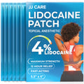 JJ CARE Lidocaine Patches [Pack of 30], 4” x 5.5” Lidocaine 4% Maximum Strength Back Pain Relief Patches for Fast Numbing of Aches, Pains, Back, Neck, Shoulder, Muscle Soreness - TrustMedUSA