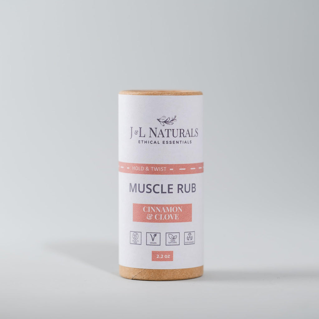 J&L Naturals Muscle Rub | Cream for Achy + Sore Muscles, Joints, Back, Knees, Shoulders | Soothing & Nourishing | Vegan, Sustainable, Cruelty Free, Natural, Made in US (1-Pack) - TrustMedUSA