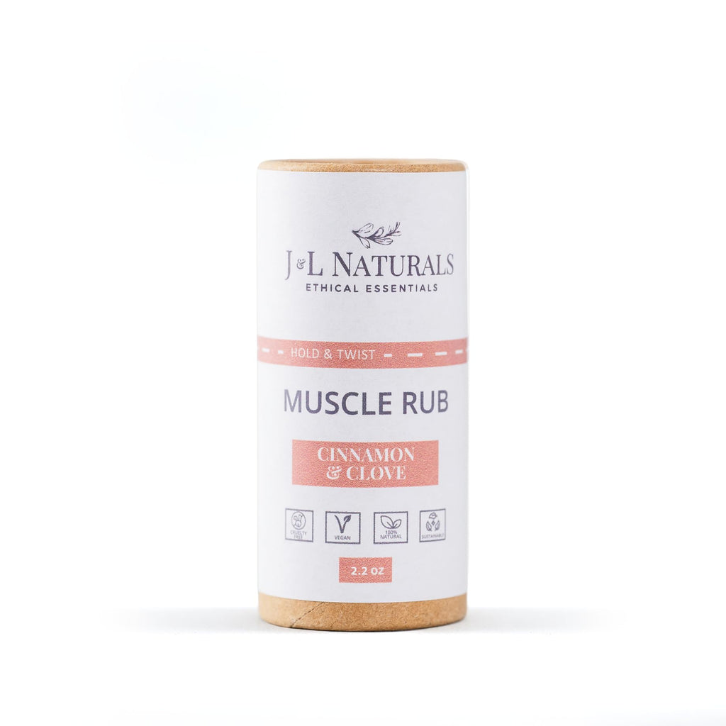J&L Naturals Muscle Rub | Cream for Achy + Sore Muscles, Joints, Back, Knees, Shoulders | Soothing & Nourishing | Vegan, Sustainable, Cruelty Free, Natural, Made in US (1-Pack) - TrustMedUSA