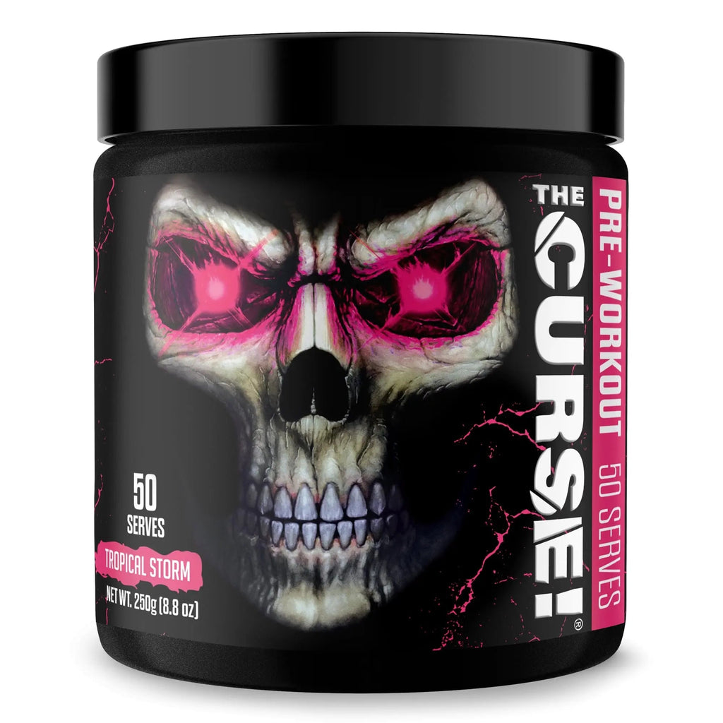 JNX SPORTS The Curse! Pre Workout Powder - Tropical Storm 50 Servings | Preworkout - TrustMedUSA
