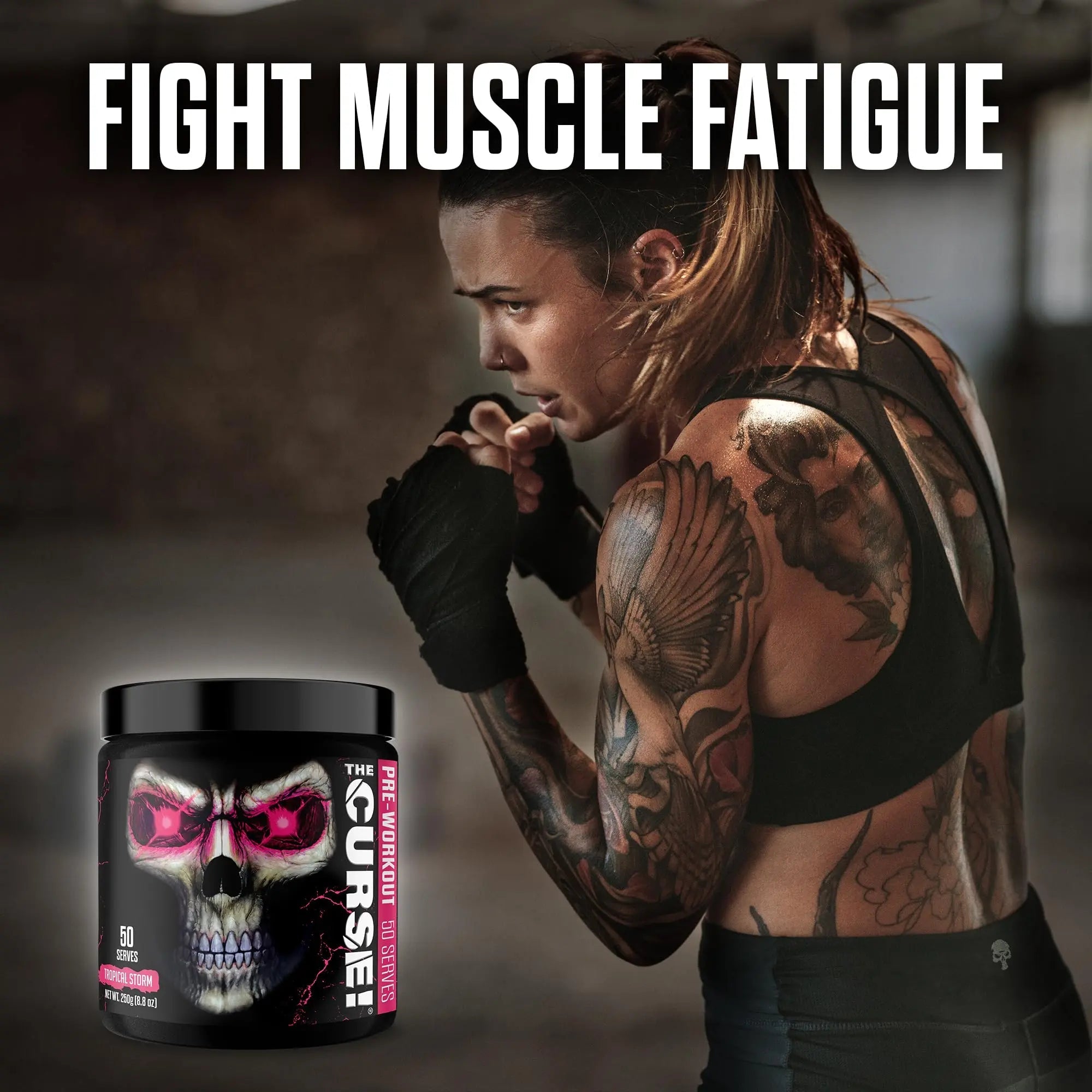 JNX SPORTS The Curse! Pre Workout Powder - Tropical Storm 50 Servings | Preworkout - TrustMedUSA