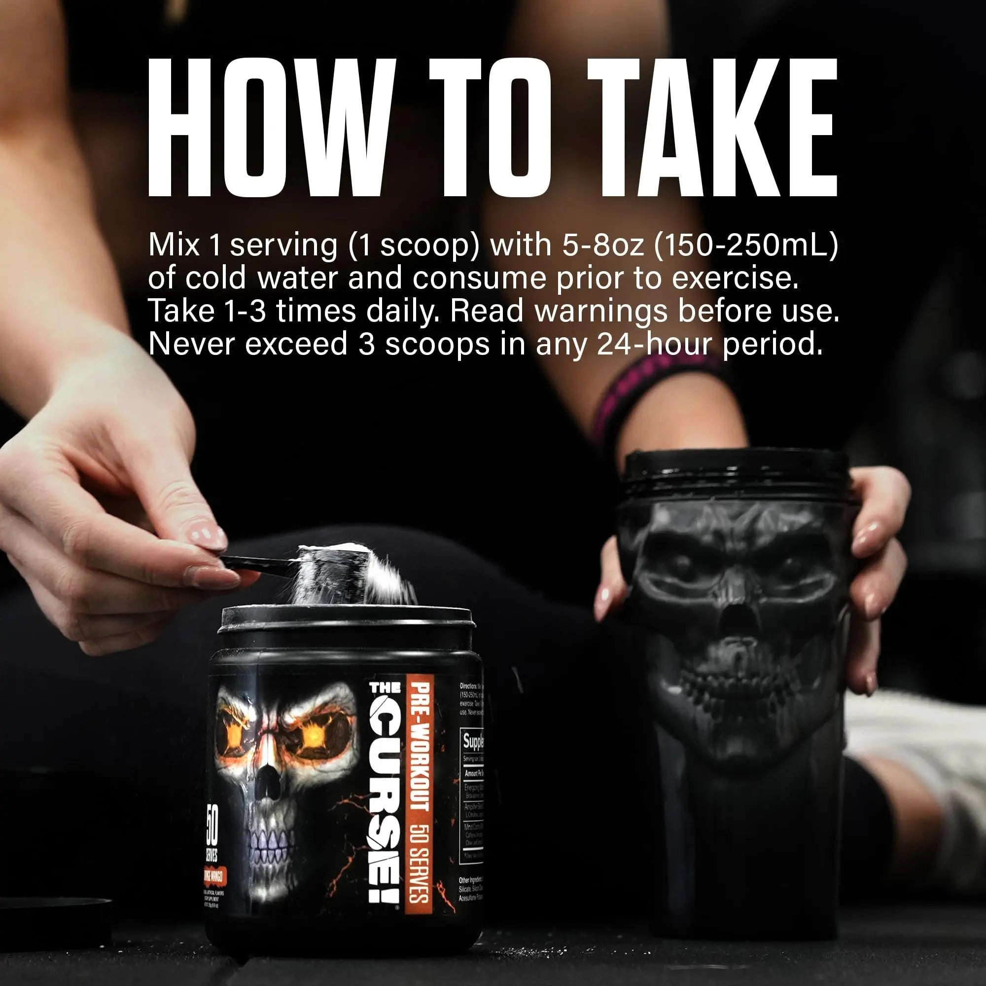 JNX SPORTS The Curse! Pre Workout Powder - Tropical Storm 50 Servings | Preworkout - TrustMedUSA