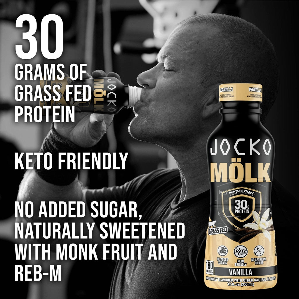 Jocko Fuel Protein Shake Bundle - Vanilla and Chocolate (24 Count) - Maple Wellness Supplements