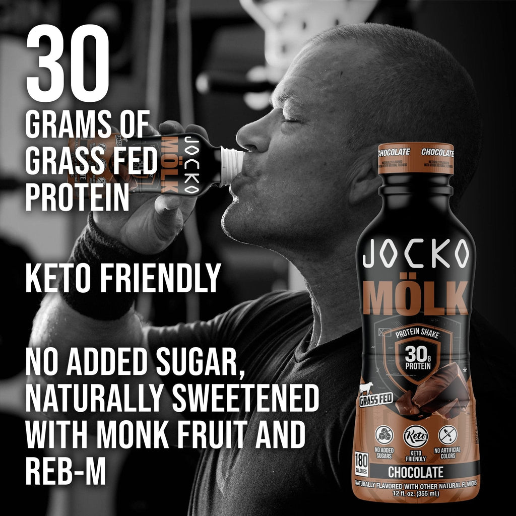 Jocko Fuel Protein Shake Bundle - Vanilla and Chocolate (24 Count) - Maple Wellness Supplements
