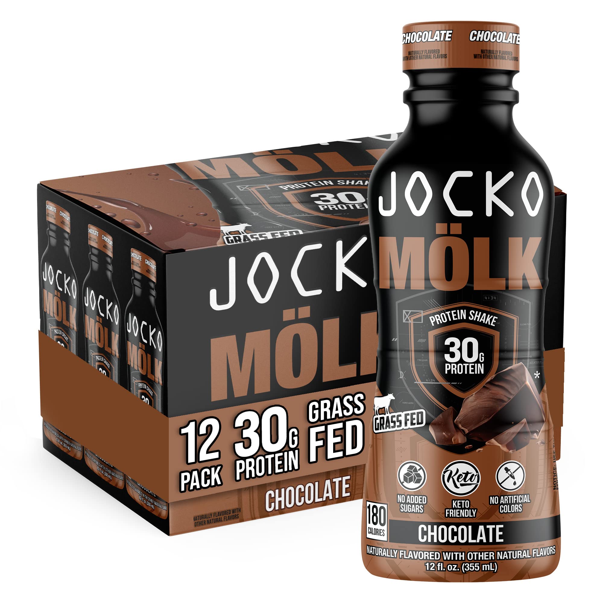 Jocko Fuel Protein Shake Bundle - Vanilla and Chocolate (24 Count) - Maple Wellness Supplements