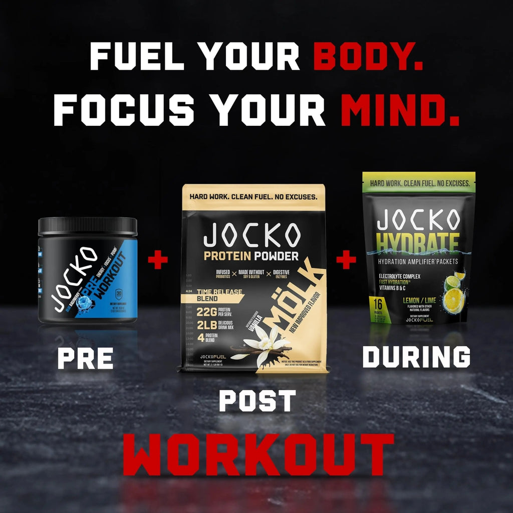 Jocko Mölk Whey Protein Powder (Vanilla) - Keto, Probiotics, Grass Fed, Digestive Enzymes - TrustMedUSA